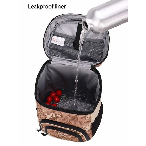 Personalized Backpack Drink Cooler / Thermal Cooler Backpacks Keep Food Fresh And Warm