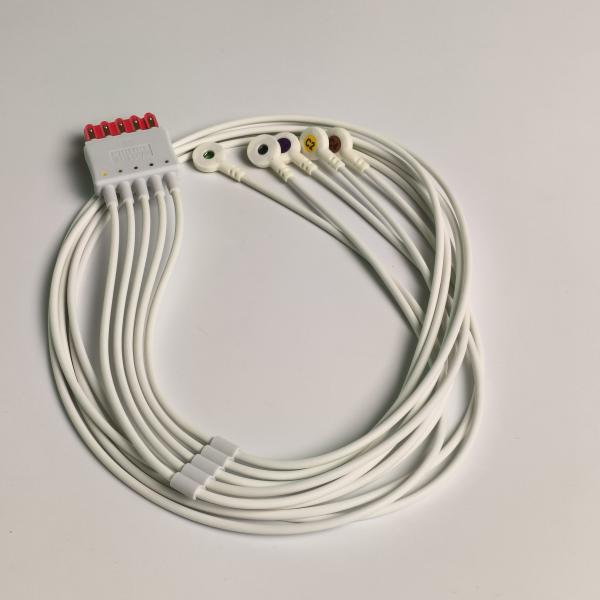 Philip CBL 5 Lead Snap Chest IEC,ICU,REF M1604A PN 989803144921