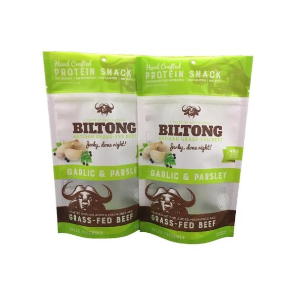 Nylon / Pe Beef Jerky Packaging Bags , Durable Vacuum Zipper Bags For Food
