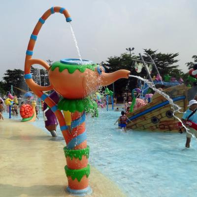 Weather Resistance Fun Splash Park Water Play Equipment Customizable