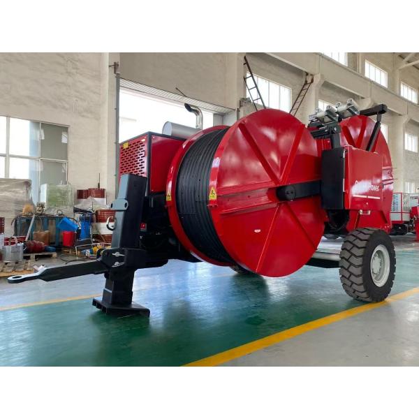 2x40KN Continuous Tension Hydraulic Cable Tensioner with Hydraulic Transmission and Electronically Controlled for Overhead Line Stringing