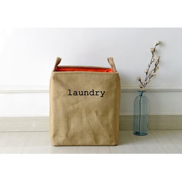 Корзина одежд корзины прачечной водоустойчивого джута складная грязная для упаковки