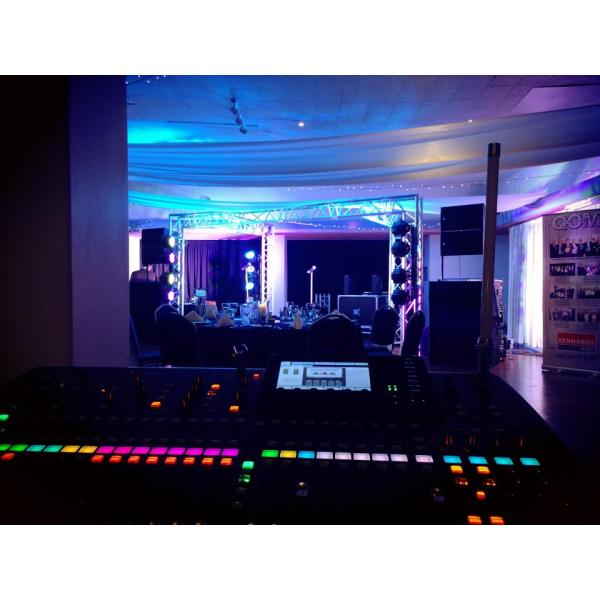 Conference Line Array Speakers Sound System , Dj Equipment Set Background Music System