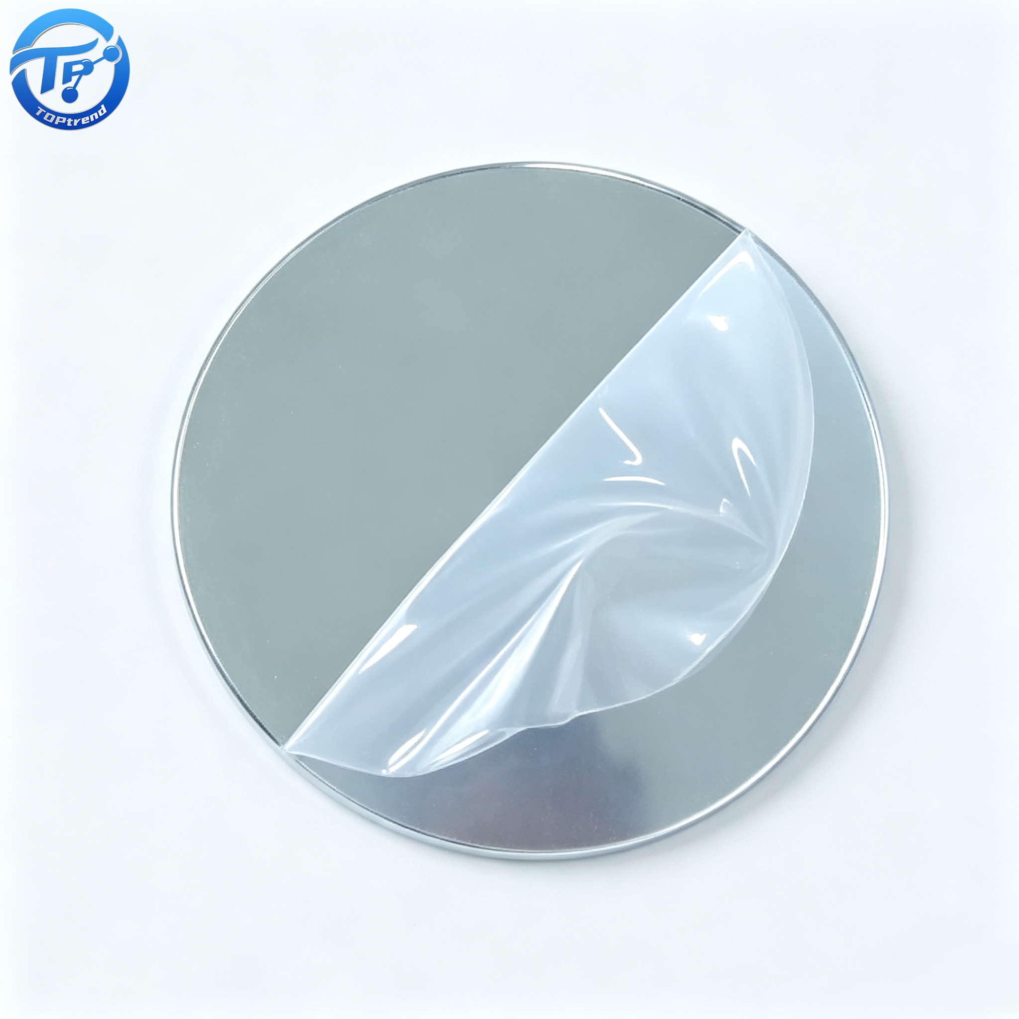 Wholesale Round Acrylic Painted Back Mirror Custom Circular Acrylic Mirror Sheet for Cosmetic Mirror Base Plate