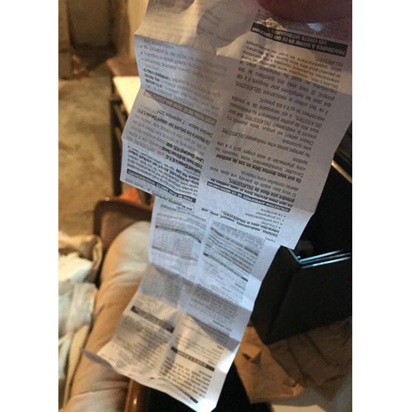 Impressão da inserção de pacote do folheto do papel deslocado/impressão farmacêutica para a caixa do tubo de ensaio 10ml