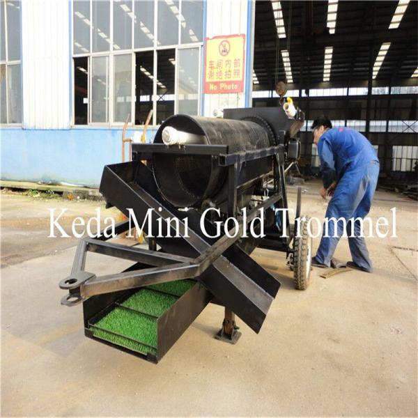 115m3/H Gold Mining Machine Trommel Sieving 85kw 8m Length Gold Trommel Screen