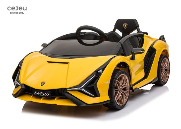 As portas de balanço licenciaram o carro 13kg MP4 Lamborghini Sian Ride On Car das crianças