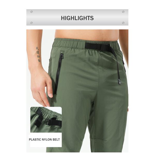 Activewear людей шелка 130gsm льда основывает быстрые суша брюки плюс брюки размера