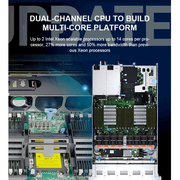 Оригинальный PowerEdge Intel Xeon Platinum R940XA Dell 4U серверный корпус