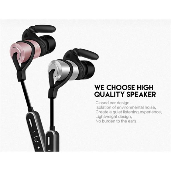 Full Metallic Housing Sports Bluetooth Earphone Wireless Earbuds CVC Noise Cancelling