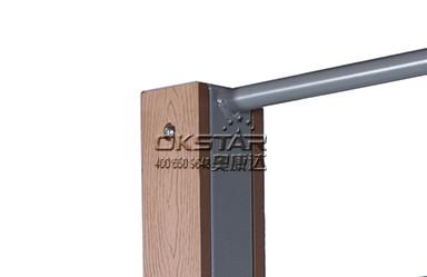 outdoor gym equipment WPC materials based street workout bars