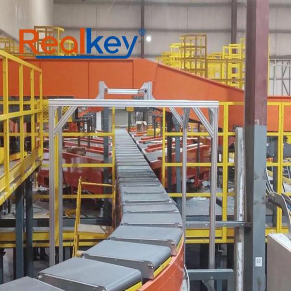 Realkey Cross Belt Sorter Modular Scalable and Labor-Saving