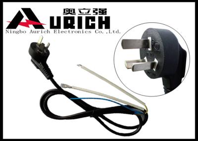Right Angle 10A 250V 3 Pin Appliance Extension Cord For Refrigerator Chinese Standard