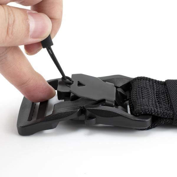Magnetic Alloy Nylon Mesh Belt 120cm Quick Release Buckle Belt
