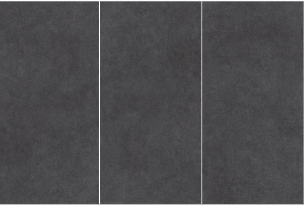 Grise profond 48X24 Glaçage étoilé décoration de sol Carreaux de porcelaine pour salle de bain antibactérien