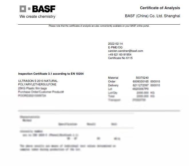 Shenzhen Beni New Material Co., Ltd Сертификации