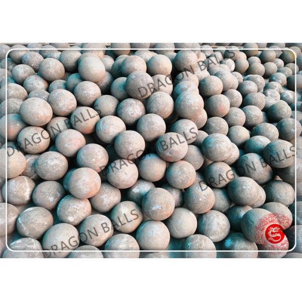 Air Hammer Forged Grinding Balls , 50mm Forging Steel Balls For Ball Mill