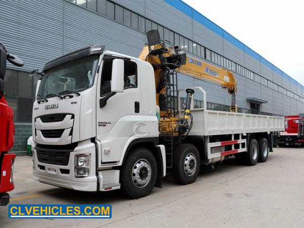8X4 GIGA ISUZU Truck Mounted Crane 16 Ton Telescopic Boom Crane Truck