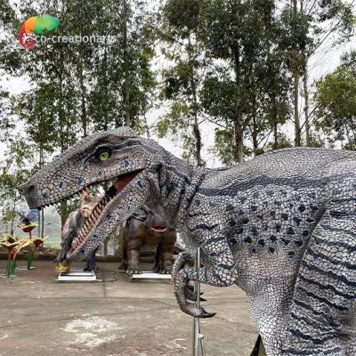 Traje escondido realístico do dinossauro do pé do tamanho adulto Animatronic do traje do dinossauro para o parque de diversões