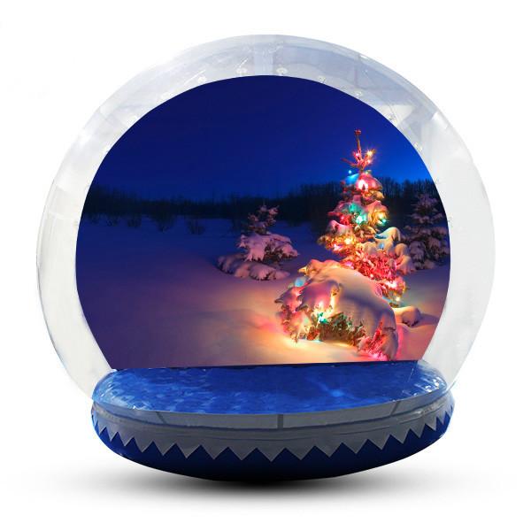 Grande globo inflável da neve para a decoração exterior EN14960 do Natal
