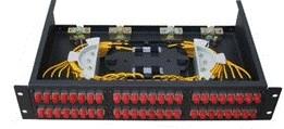 Flexible Optical Fiber Distribution Box 19' Standard Rack Design With Static Spray