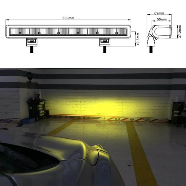 14 Inch 60W Ultra-thin 4x4 Led Bar Off road Light For Car Niva 12V Jeep Wrangler tj ATV SUV Trucks Led Work Barra Driver