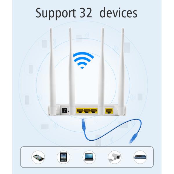 Локальные сети модема CPE маршрутизатора 300Mbps беспроводные Wifi антенны 4G LTE кота 4 FDD TDD отделяемые болезненные