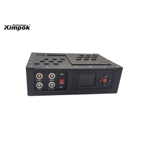 70-100km LOS COFDM IP Transmitter AES Encryption For FPV / UAV / Robots