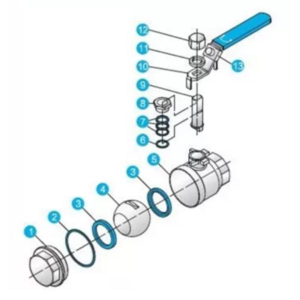 304 316 шариковых клапанов с внутренней резьбой шаровых кранов из нержавеющей стали