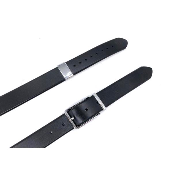 Black Brown Mens Leather Dress Belt Breathable Anti - Bacterial AZO Free