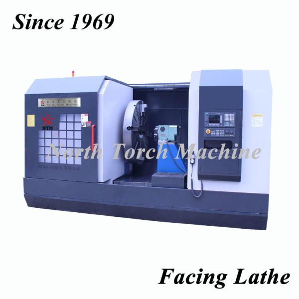 Flat Bed Lathe CNC Machine Tool High Speed For Turning Large Size Metal Part