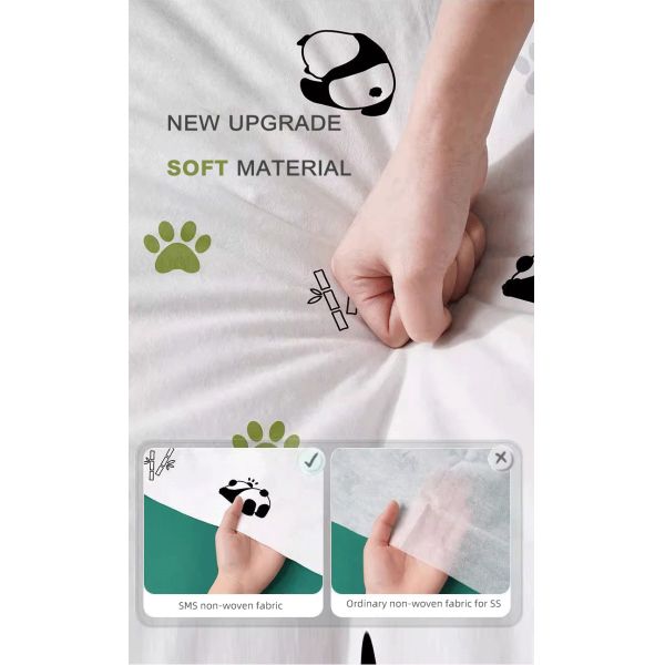 Disposable Flat Sheet 4 PCS Disposable Bedding Set for Travel Hotel Cruise