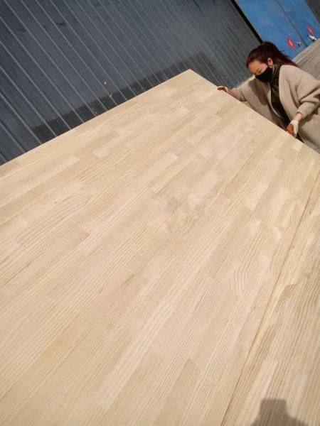 Radiata Pine Wood Finger Joint Boards de madeira para solução de projetos internos