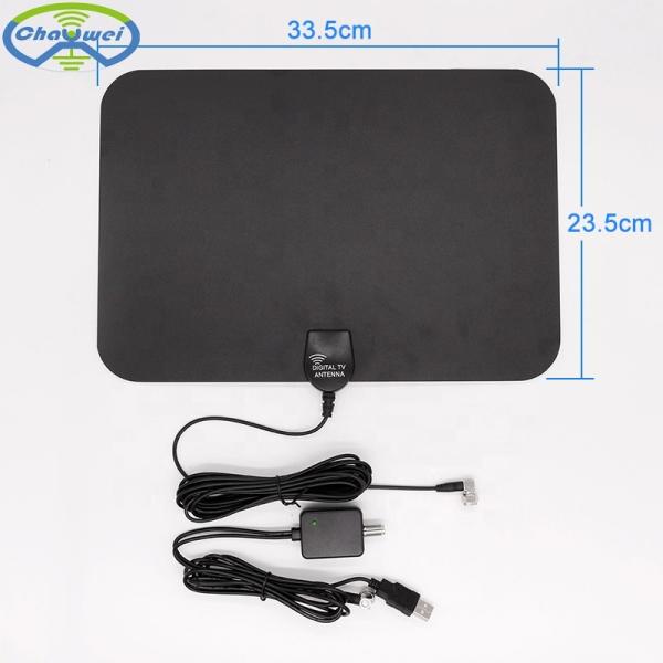 30dBi Indoor Digital HDTV Antenna DVB ATSC ISDB TV Aerial Amplifier