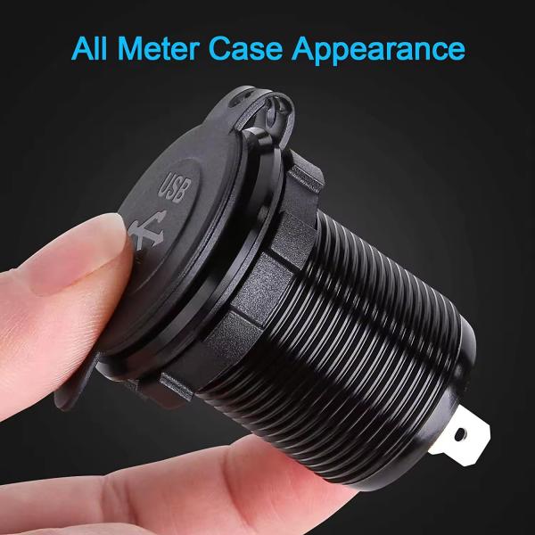 12-24V Outlet 3 Ports USB Fast Charger Socket Power Bus Seat Accessories PD3.0 Type-c USB Charger 12 24v Car Charger Usb c