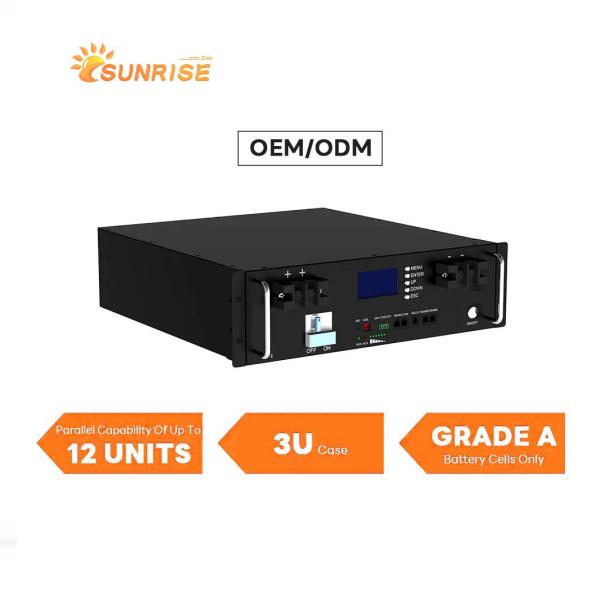 Home Appliances 10Kwh 100Ah Stack Installation Mode Solar System Storage Lithium Battery