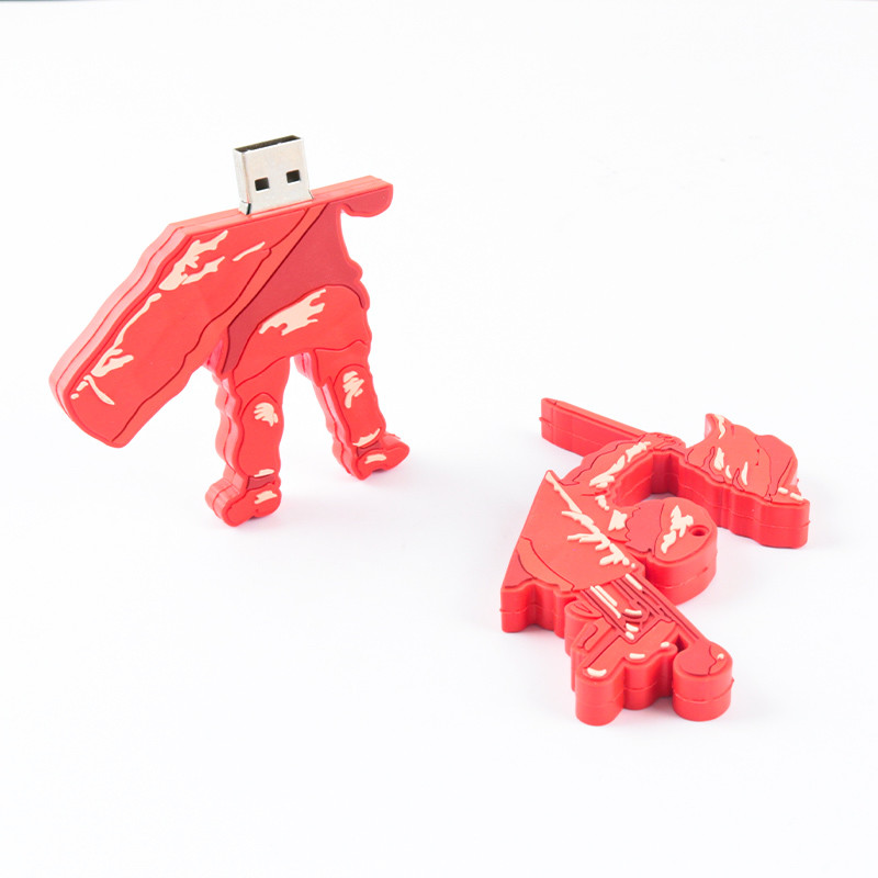 Формы ручки 2,0 и 3,0 Usb Pvc открытой прессформы 3D 512GB 1TB высокоскоростные мягкие подгонянные