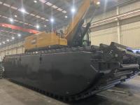 Pontoon flutuante para escavadeira anfíbia SY375H Q355b
