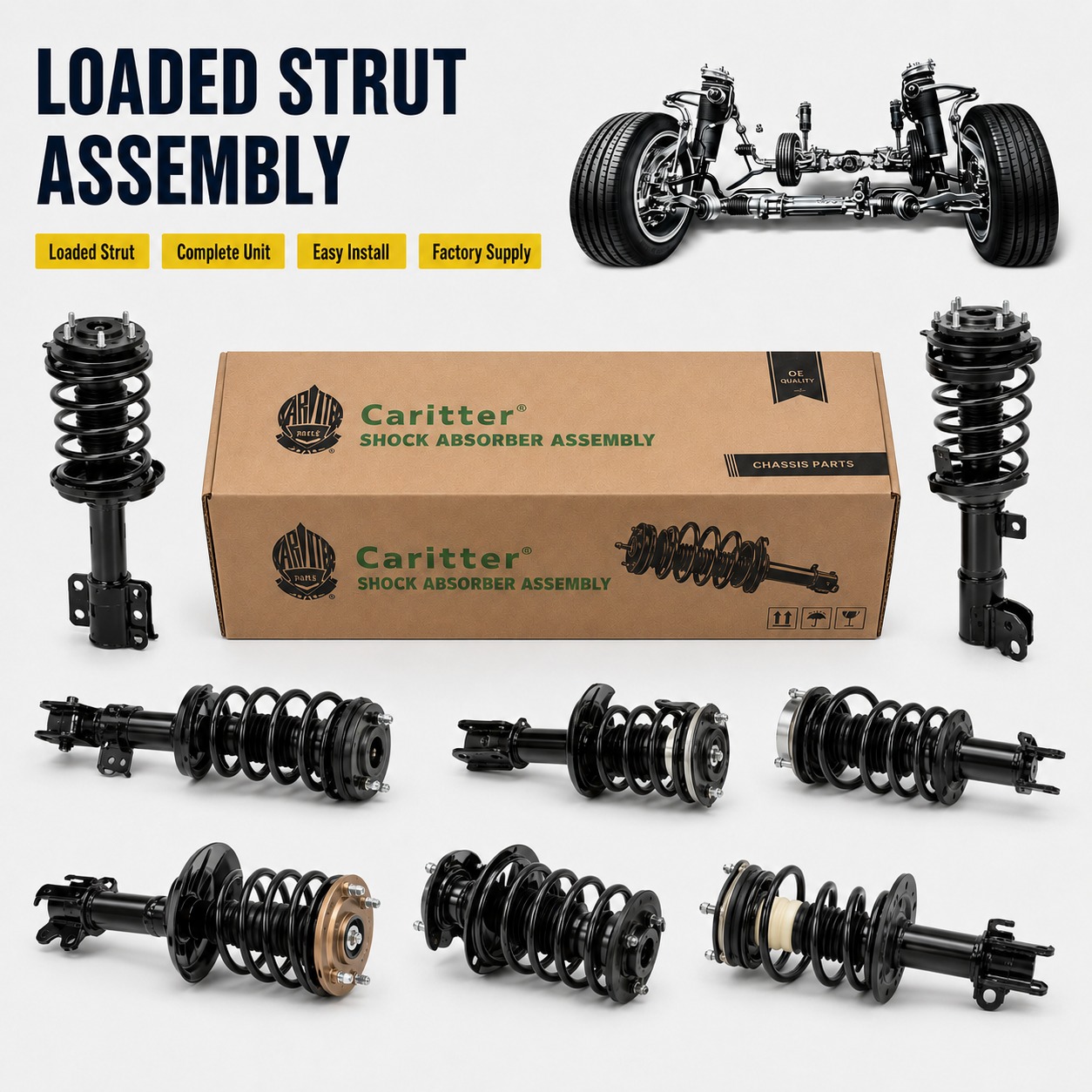 Suspension Rear Shock Absorber Assembly 2043200931 for Multiple Car Models