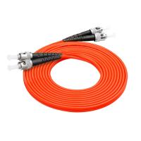 St - câbles optiques de correction de fibre multimode de FC, corde de correction duplex de fibre de Fc