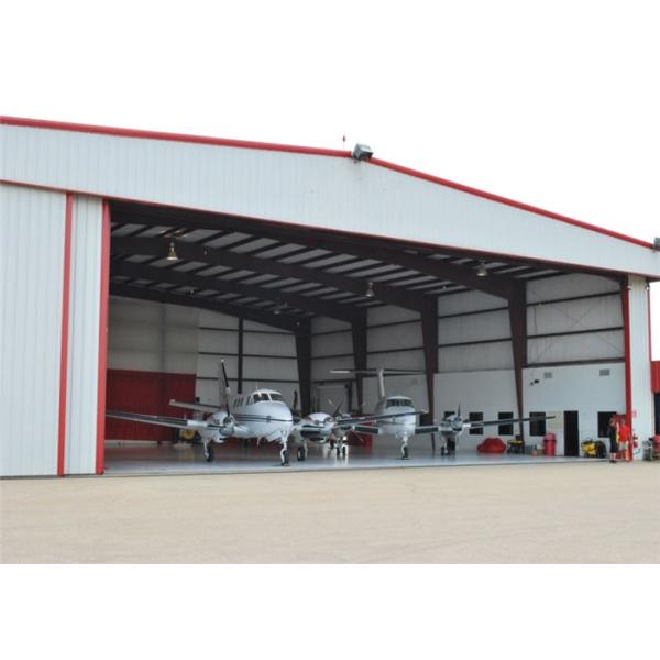 Space Frame Prefab Hangar Buildings , Modern Hangar Structure Customized Design