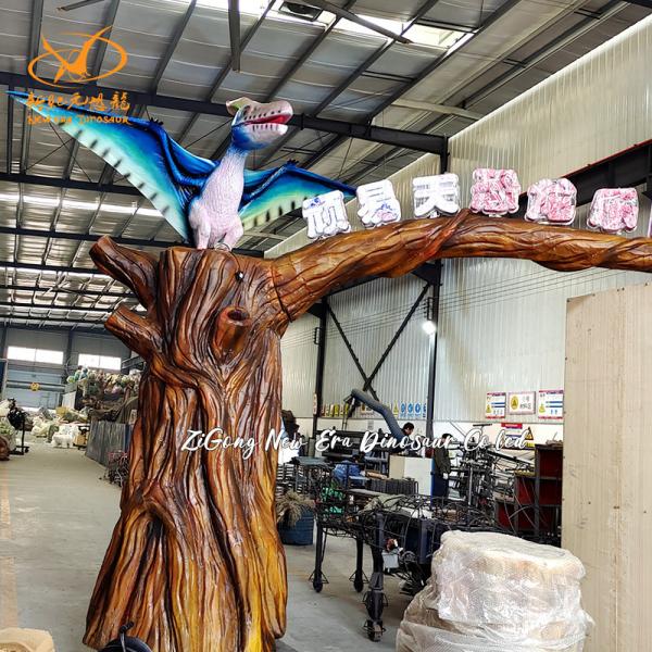 Gain Animatronic Dilophosaurus modelo de dinosaurio para el Parque Jurásico