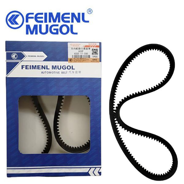 High-Performance 6320 Drive Belt 8-97085131 OEM for Isuzu 600P Power Steering Systems, designed to ensure reliable operation