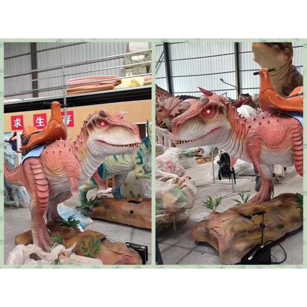 Customized Animatronic Dinosaur Ride With Adjustable Color And Size