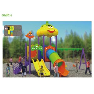 Colorful Children Playground With Swing And Slide 620*240*300CM