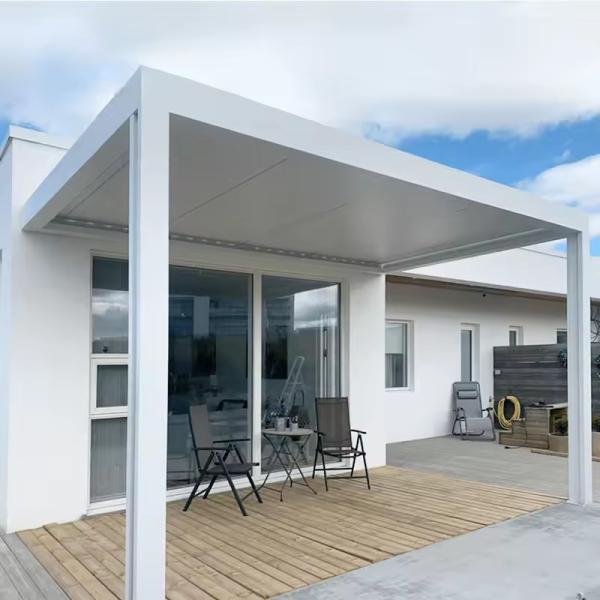 Easy To Install Aluminum Gazebo Modern And Sleek Design With UV Protection Included
