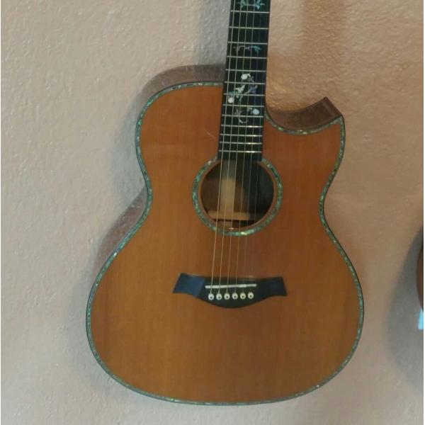 AAAAA all solid wood guitar customize right the best D shape right left handed acoustic electric guitar