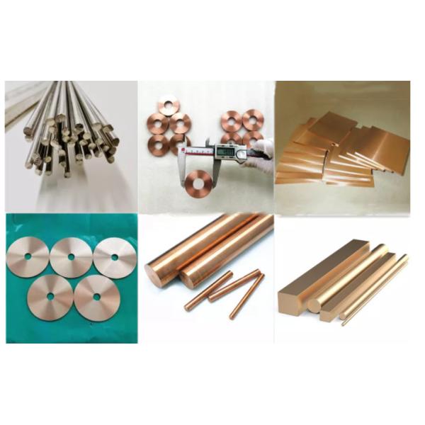 ASTM B152 HL Mirror C11000 Copper Round Bars Dia 3mm To 800mm