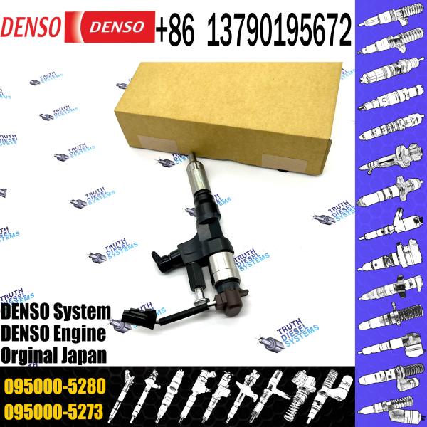 Injetor de combustível diesel comum 095000-5280 095000-5281 Para motor de camião HINO J08E 23910-1360