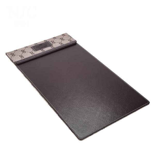 Free sample china manufacturer 5-star hotel real leather office desk pad
